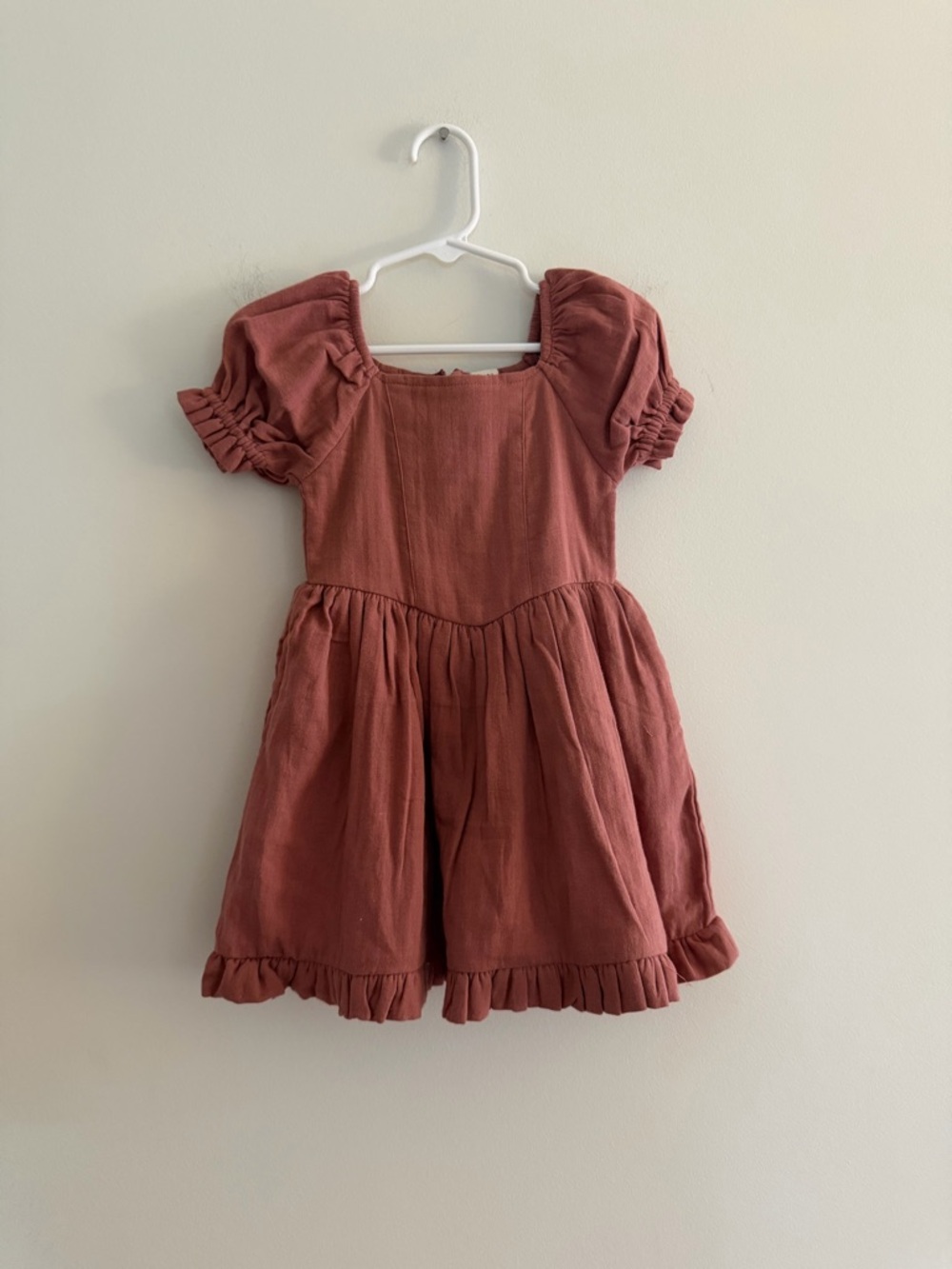 NWT Kate Quinn Withered Rose Puff Sleeve Princess Dress 6-12M